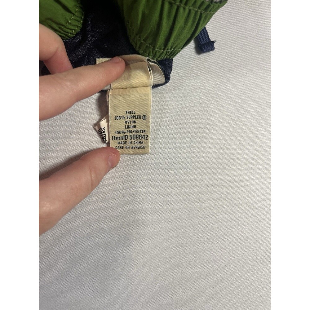 L.L.Bean Men’s Swim Trunks Size L Green Camo Leaf Print Mesh Lined Drawstring - Picture 9 of 16